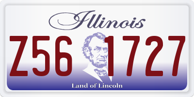 IL license plate Z561727