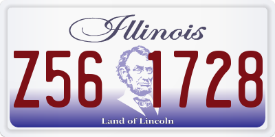 IL license plate Z561728