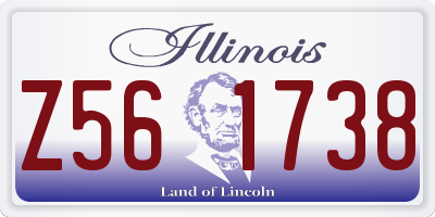 IL license plate Z561738