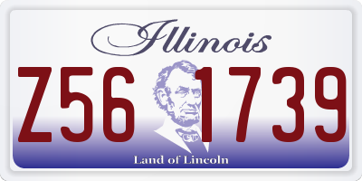 IL license plate Z561739