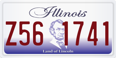 IL license plate Z561741