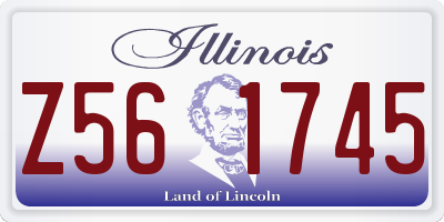 IL license plate Z561745