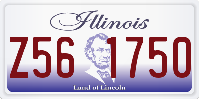 IL license plate Z561750