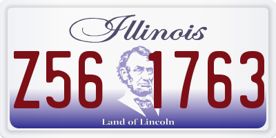 IL license plate Z561763