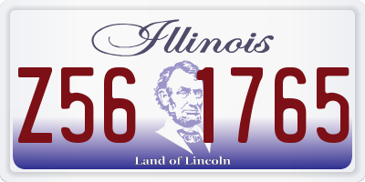 IL license plate Z561765