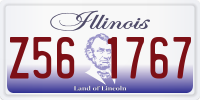 IL license plate Z561767