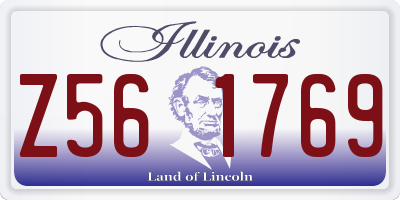 IL license plate Z561769