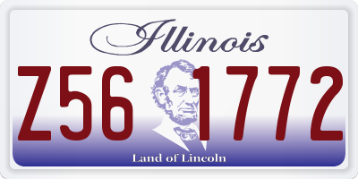 IL license plate Z561772