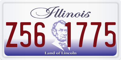 IL license plate Z561775