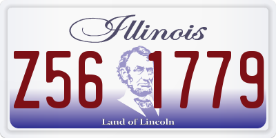 IL license plate Z561779