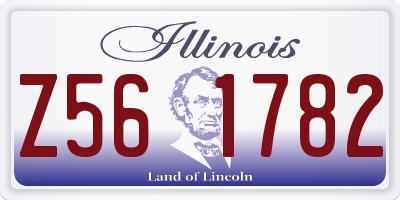 IL license plate Z561782