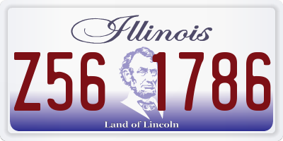 IL license plate Z561786