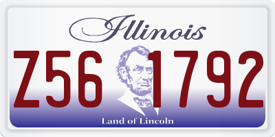 IL license plate Z561792