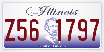 IL license plate Z561797