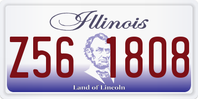 IL license plate Z561808