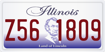 IL license plate Z561809