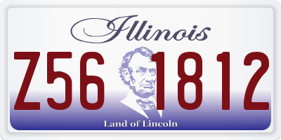 IL license plate Z561812