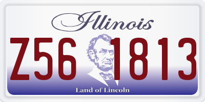IL license plate Z561813