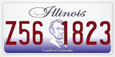 IL license plate Z561823