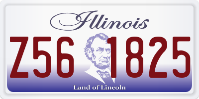 IL license plate Z561825