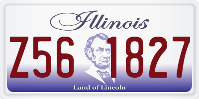 IL license plate Z561827