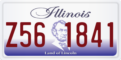 IL license plate Z561841