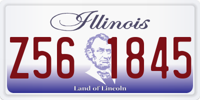 IL license plate Z561845