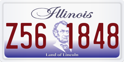 IL license plate Z561848