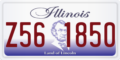 IL license plate Z561850