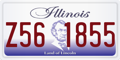 IL license plate Z561855