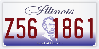 IL license plate Z561861