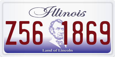 IL license plate Z561869