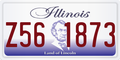 IL license plate Z561873