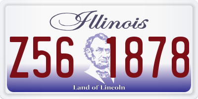 IL license plate Z561878