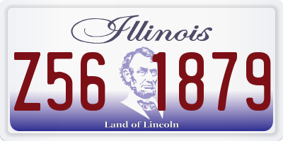IL license plate Z561879