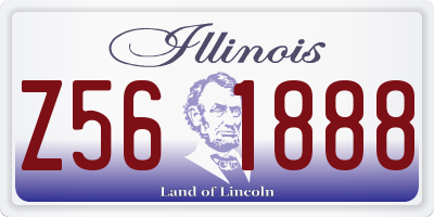 IL license plate Z561888