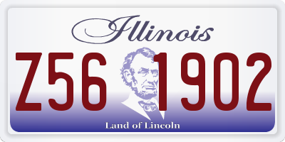 IL license plate Z561902