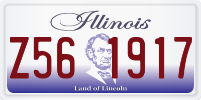 IL license plate Z561917