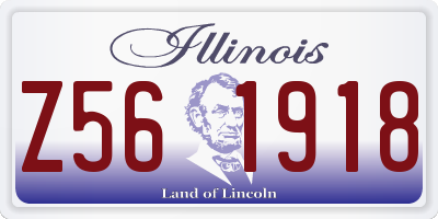 IL license plate Z561918