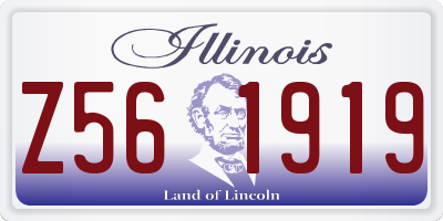 IL license plate Z561919