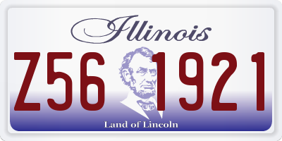 IL license plate Z561921