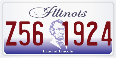 IL license plate Z561924