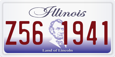 IL license plate Z561941