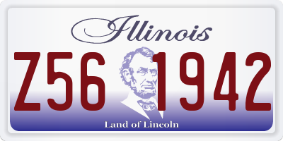 IL license plate Z561942
