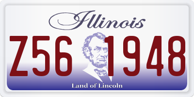 IL license plate Z561948