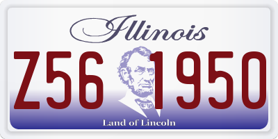 IL license plate Z561950
