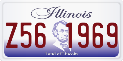 IL license plate Z561969