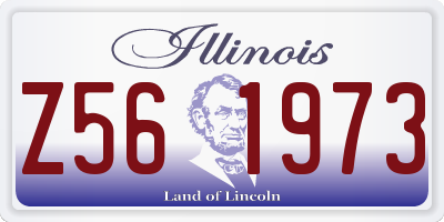IL license plate Z561973