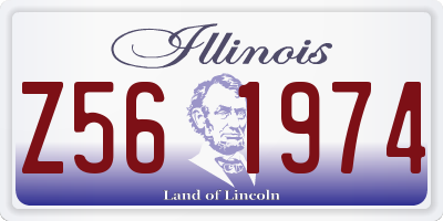 IL license plate Z561974
