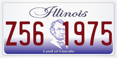 IL license plate Z561975